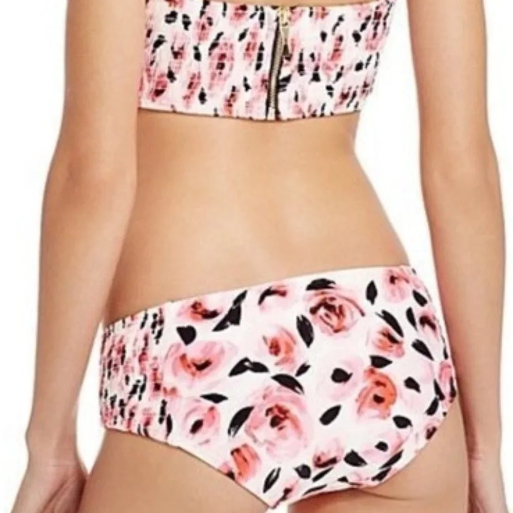 KATE SPADE New Swim Bottom Bikini Smocked-side Women's M